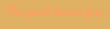 Image with Font Color FFA061 and Background Color E0B162